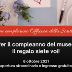 Buon compleanno Officina della Scrittura!