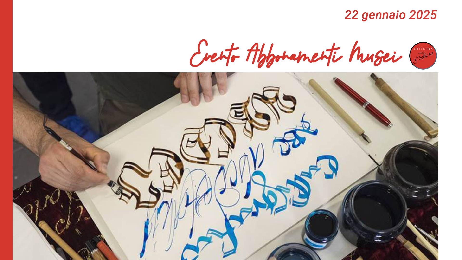 AM Club: visita e laboratorio calligrafico!