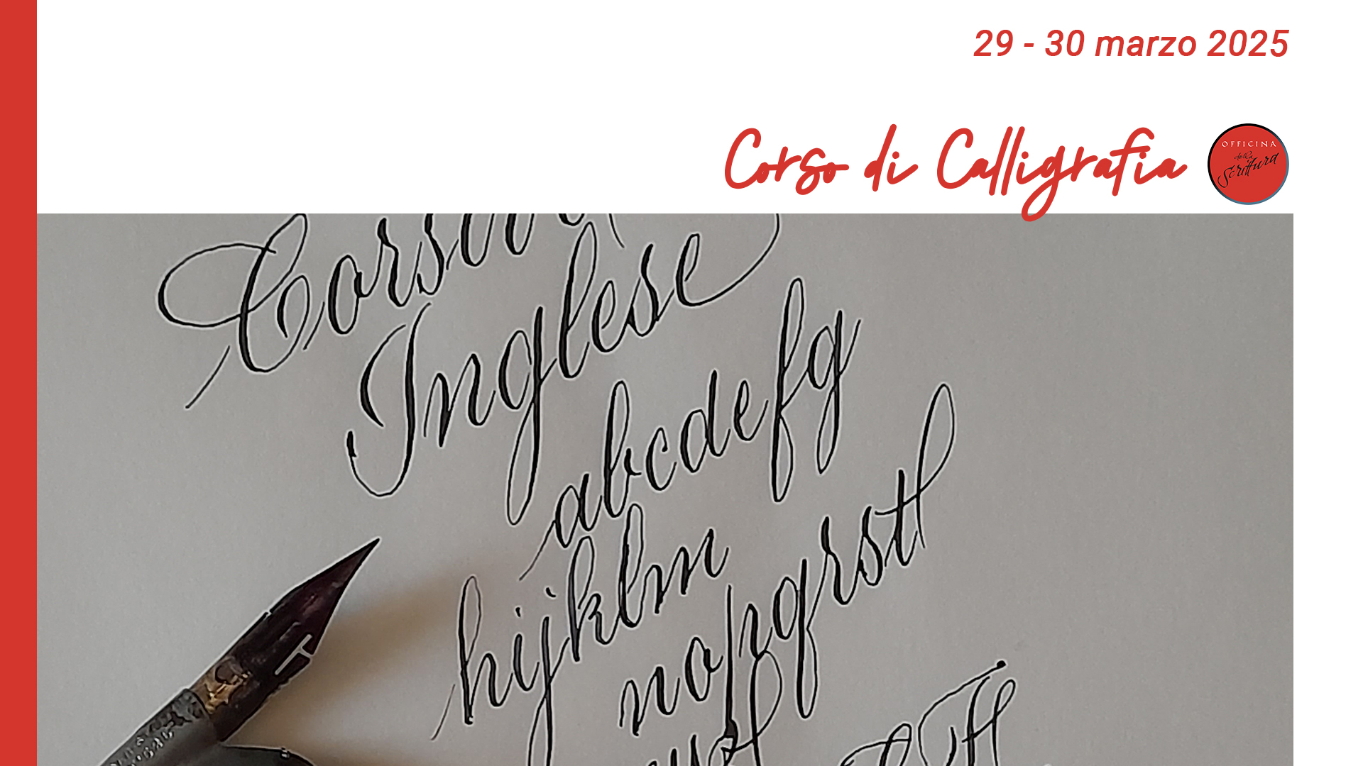 Corso di Calligrafia - Corsivo Inglese